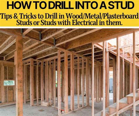 drilling into stud near electrical box|drilling into studs for wiring.